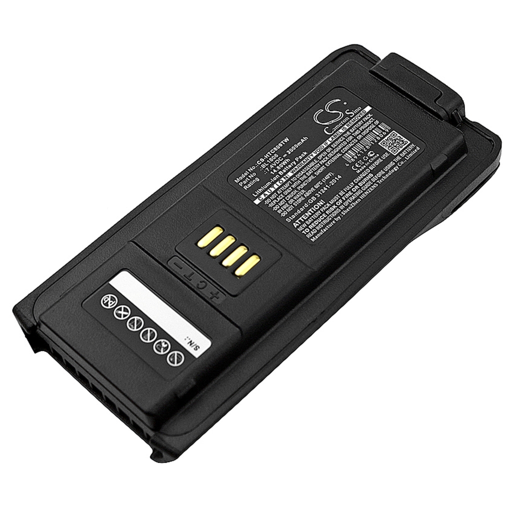 Compatible battery replacement for HYT  BL2505, BL1806