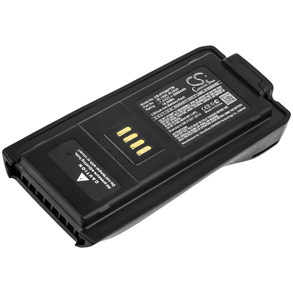 Compatible battery replacement for HYT  BL2505, BL1806