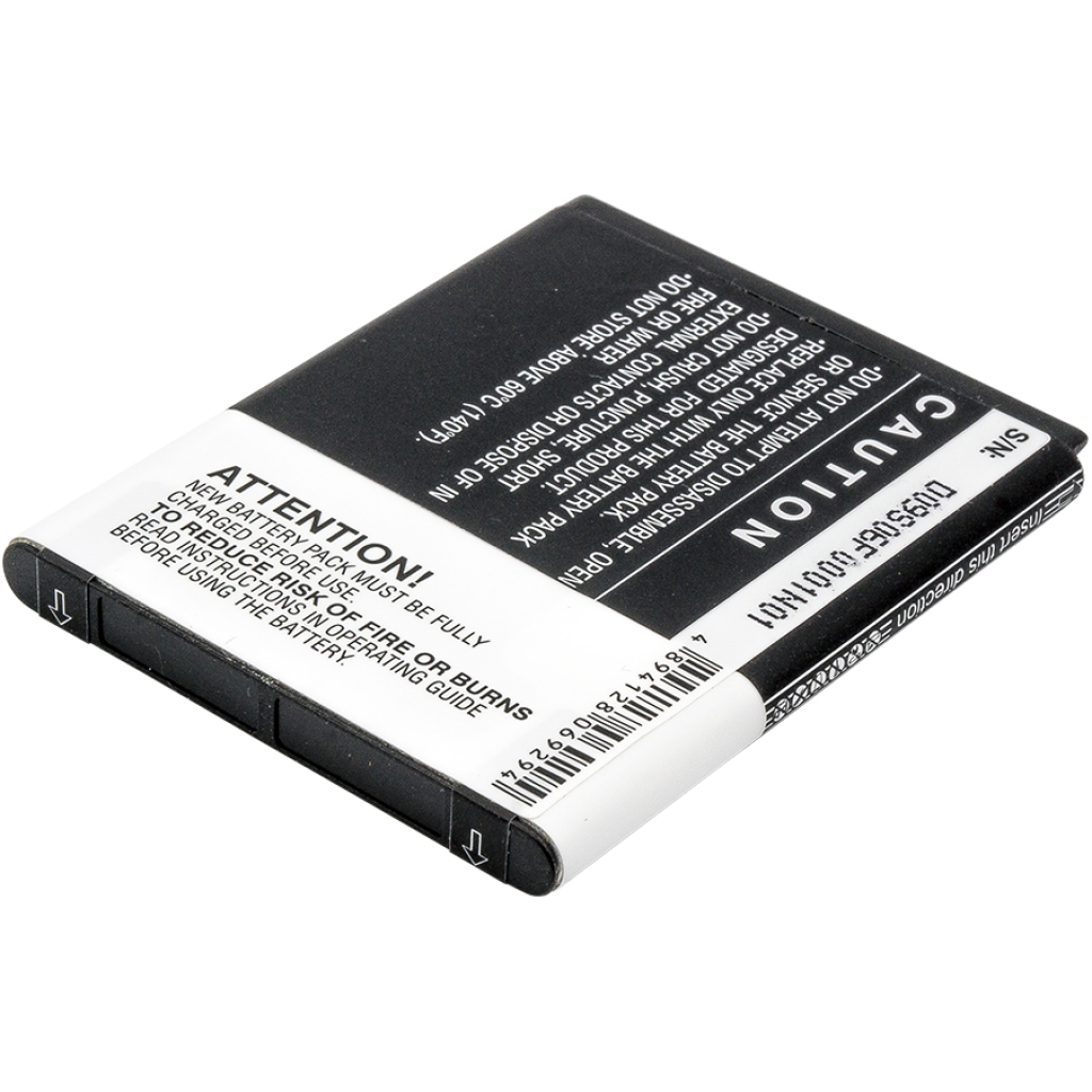 Compatible battery replacement for HTC  BA S540, BA S460, 35H00154-01M, 35H00143-01M, BD29100