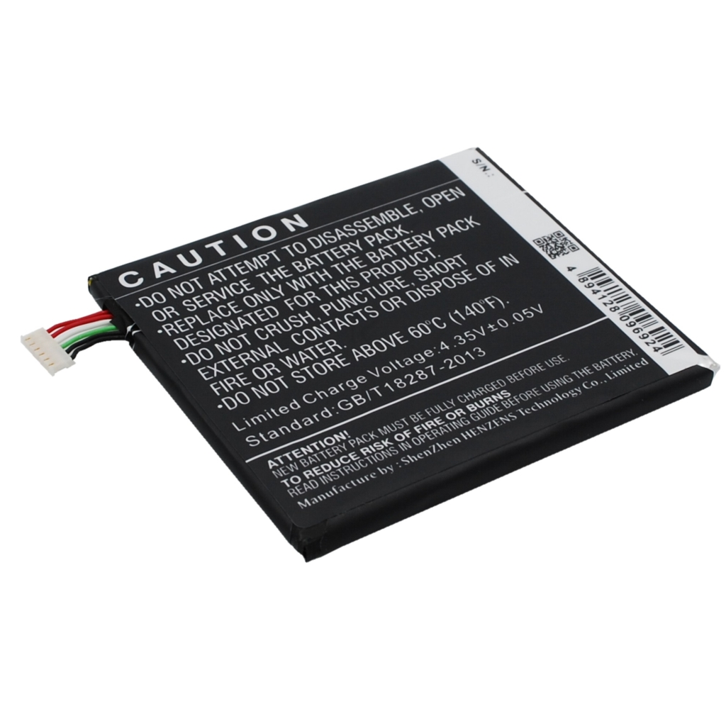 Compatible battery replacement for HTC  BOP90100, B0P9O100, 35H00222-01M, 35H00222-00M