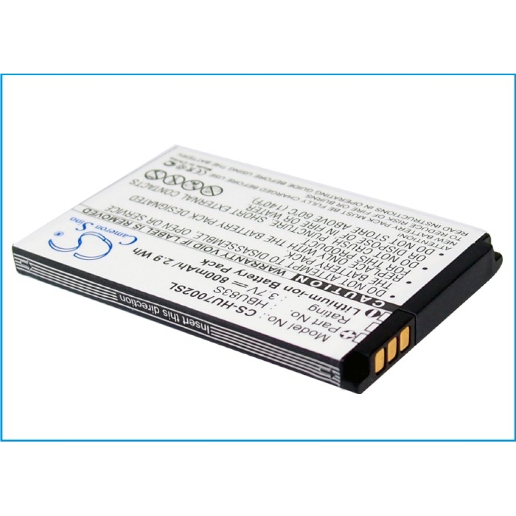 Compatible battery replacement for Huawei  HBC80S, HBC85S