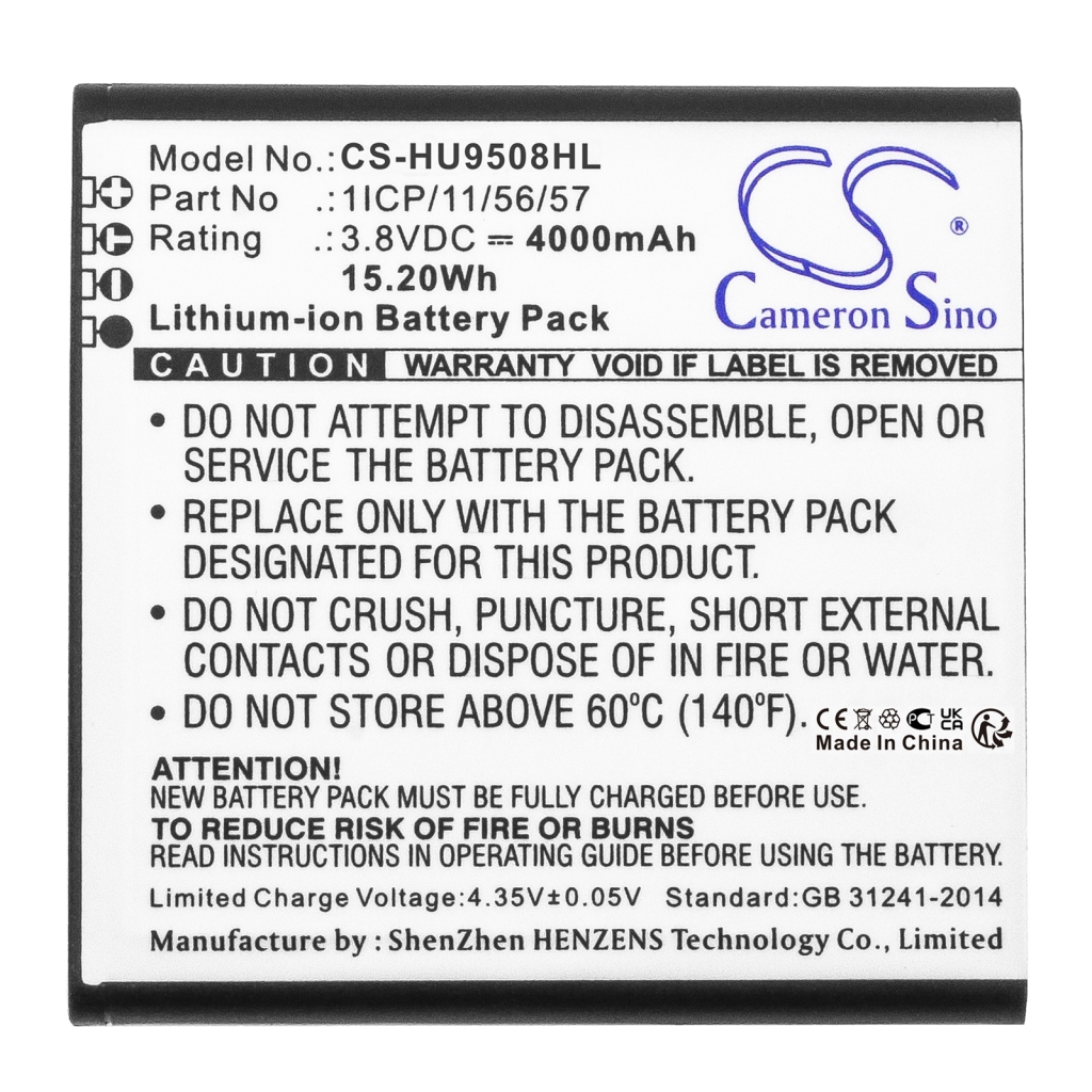 Custom Battery Packs CS-HU9508HL