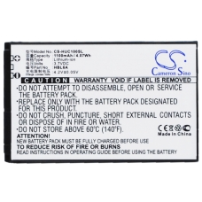 Compatible battery replacement for Huawei  HBC100S, HBL6A