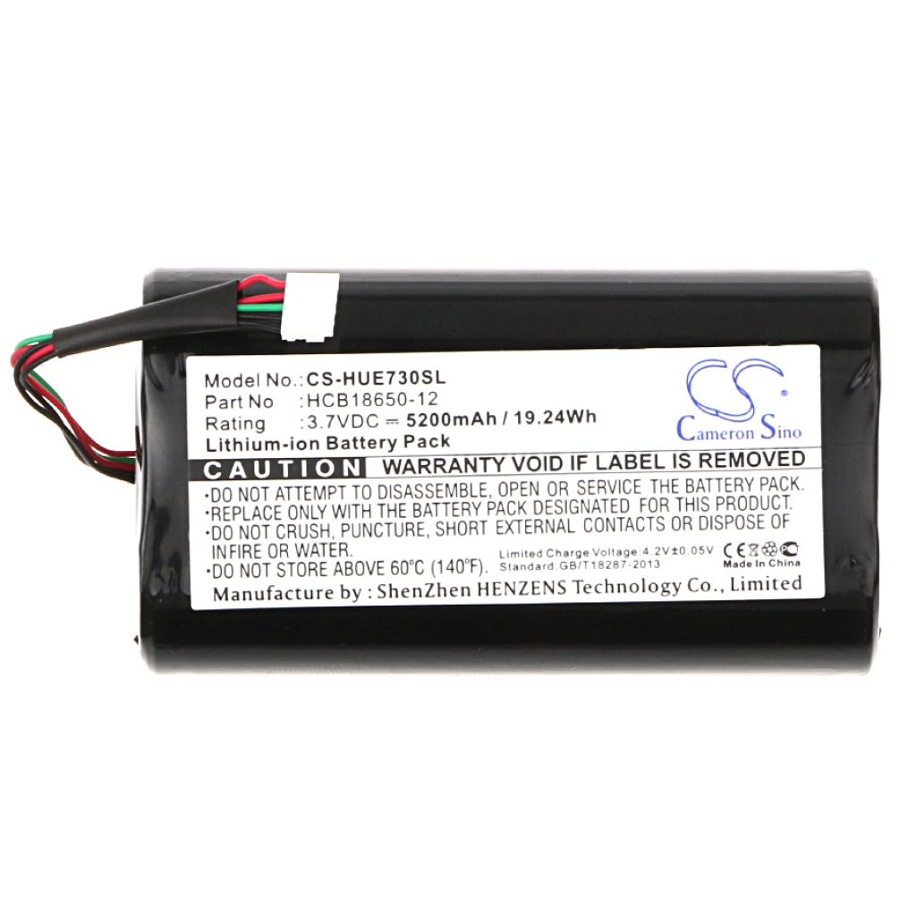 Compatible battery replacement for Huawei  HCB18650-12