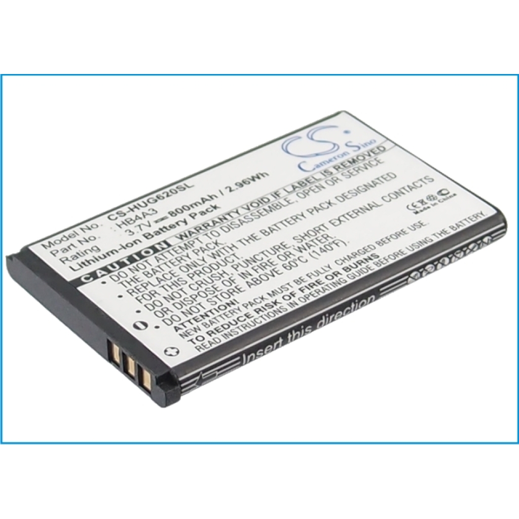 Compatible battery replacement for Huawei  HB4A3M, HB4A3