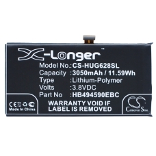 Compatible battery replacement for Honor HB494590EBC,HB494590EBW