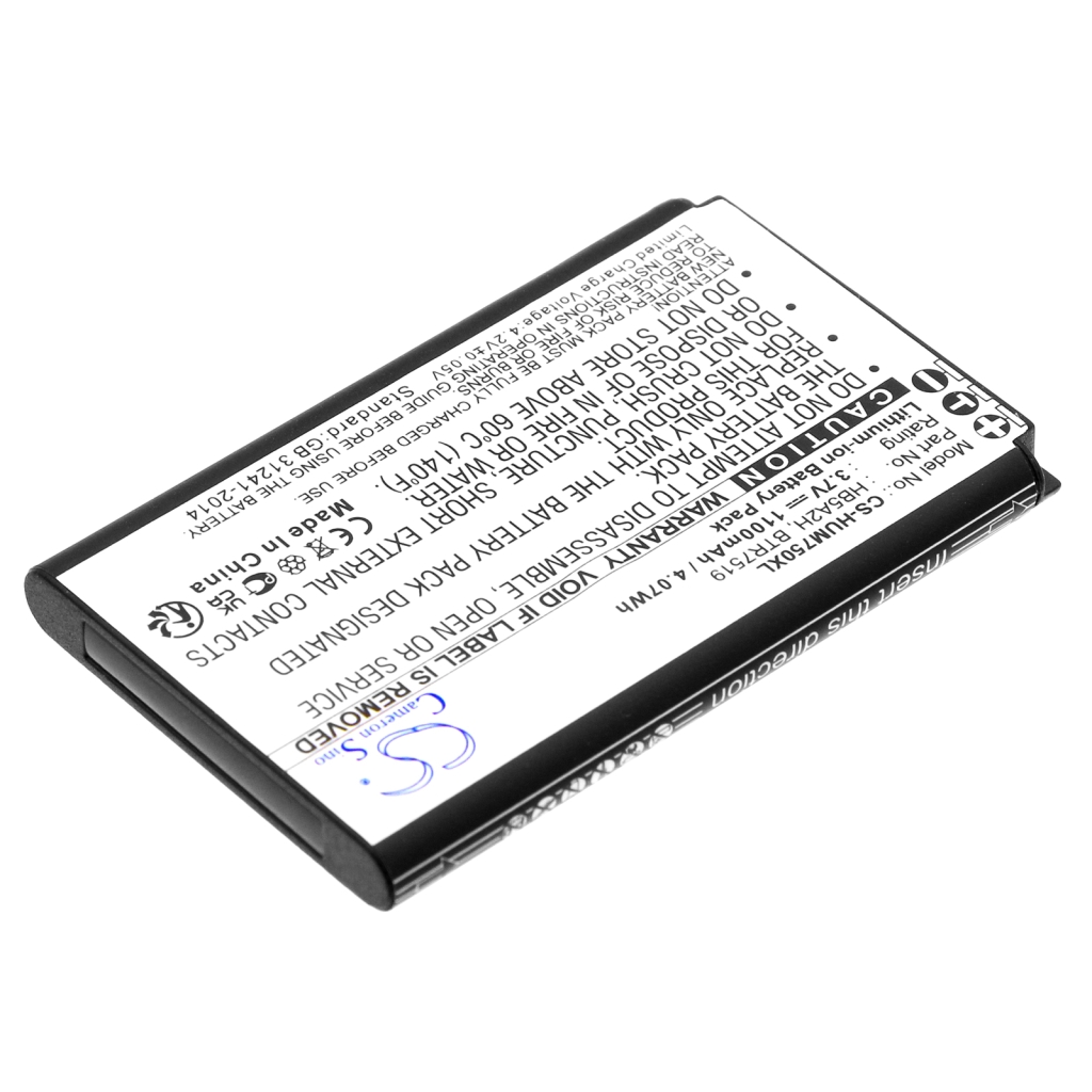 Compatible battery replacement for Huawei  HB5A2H, BTR7519