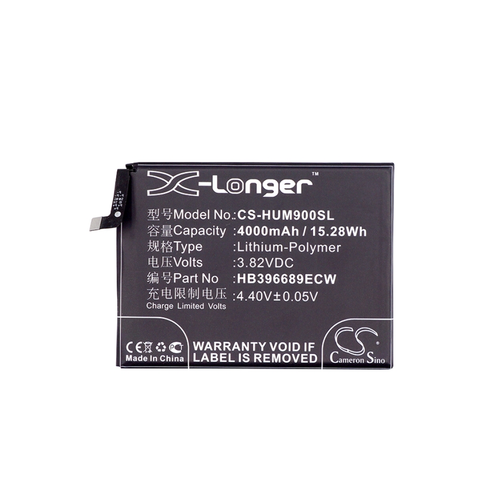 Compatible battery replacement for Huawei HB396689ECW