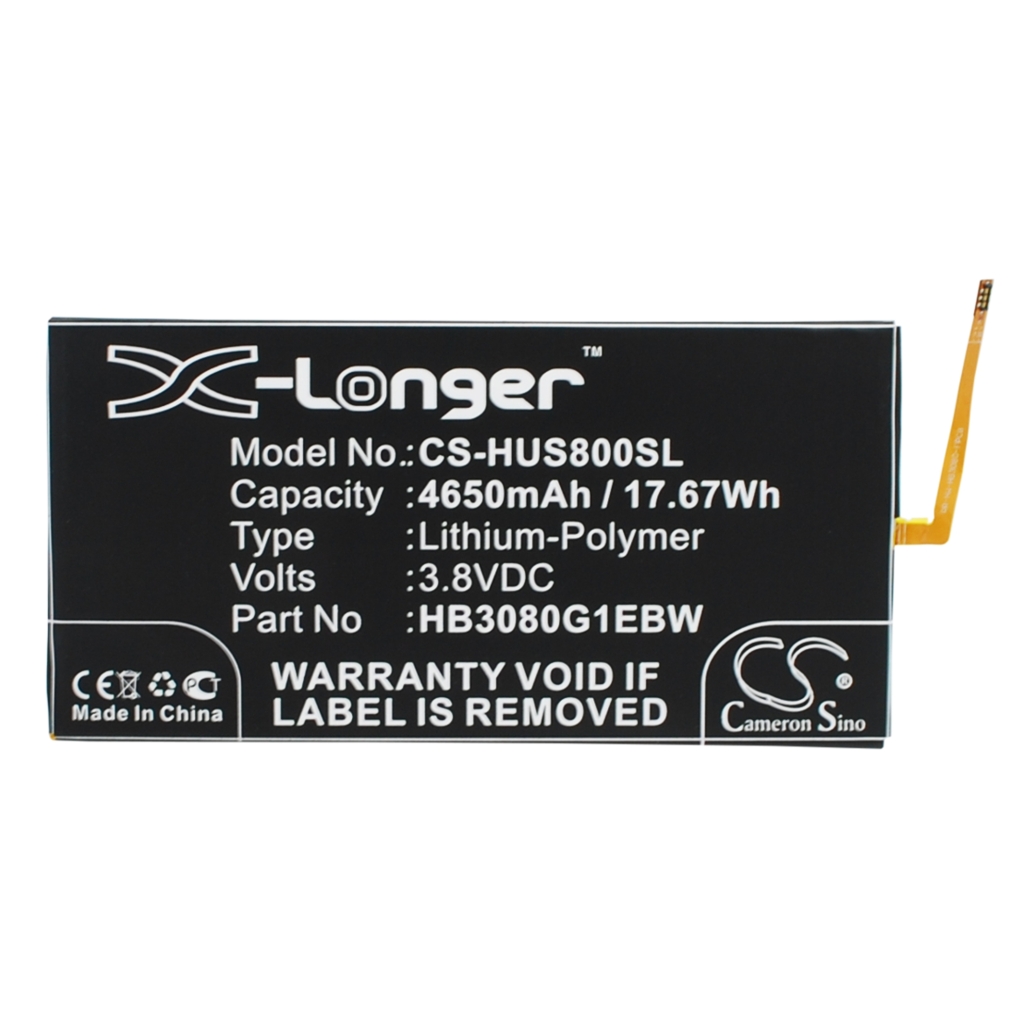 Compatible battery replacement for Huawei  HB3080G1EBW, HB3080G1EBC