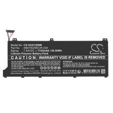 Compatible battery replacement for Honor HB4792Z9ECW-22A