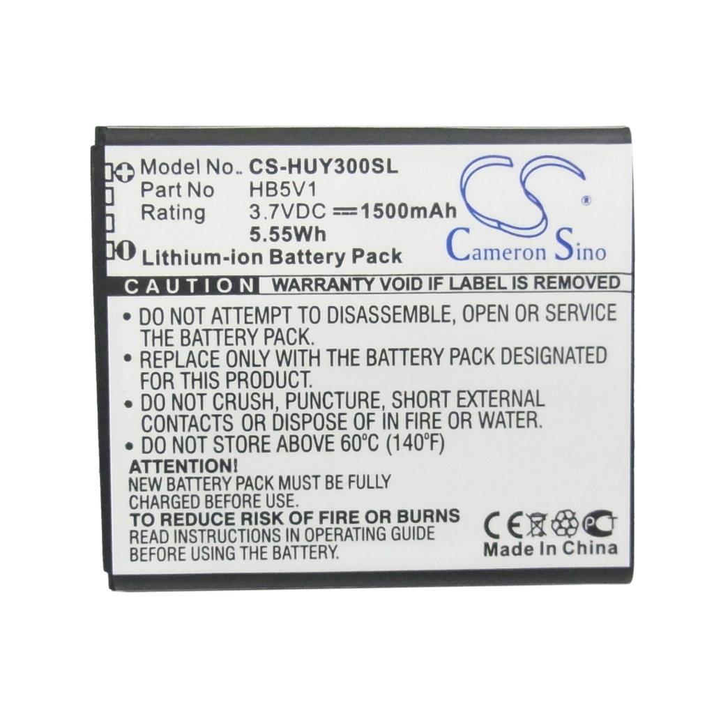 Compatible battery replacement for Huawei  HB5V1HV, HB5V1