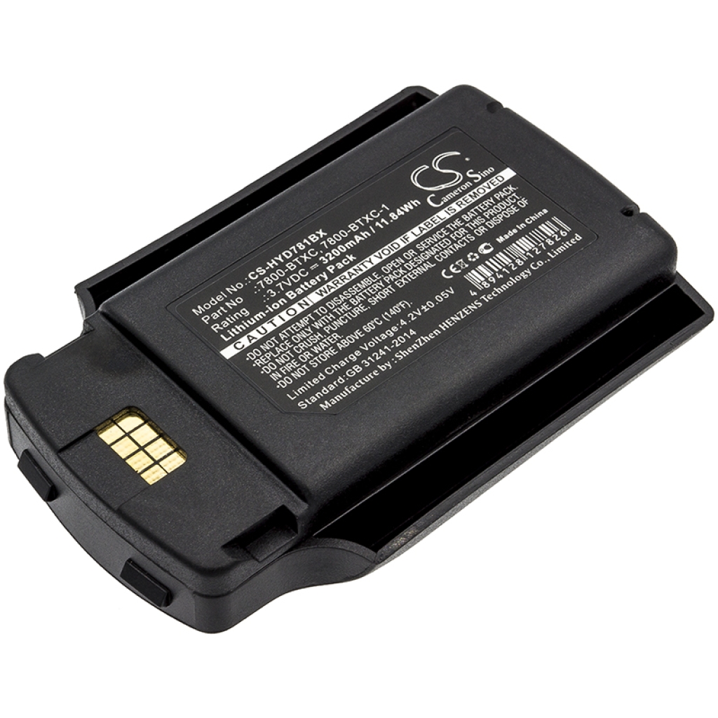 Compatible battery replacement for Dolphin  7600-BTXC, 7600-BTEC, 7600-BTXC-1