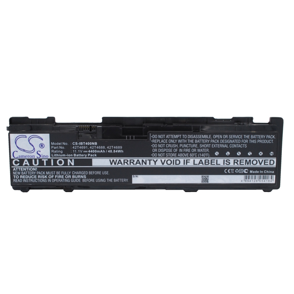 Compatible battery replacement for LENOVO  42T4689, 42T4688, 51J0497, 42T4691, 42T4690