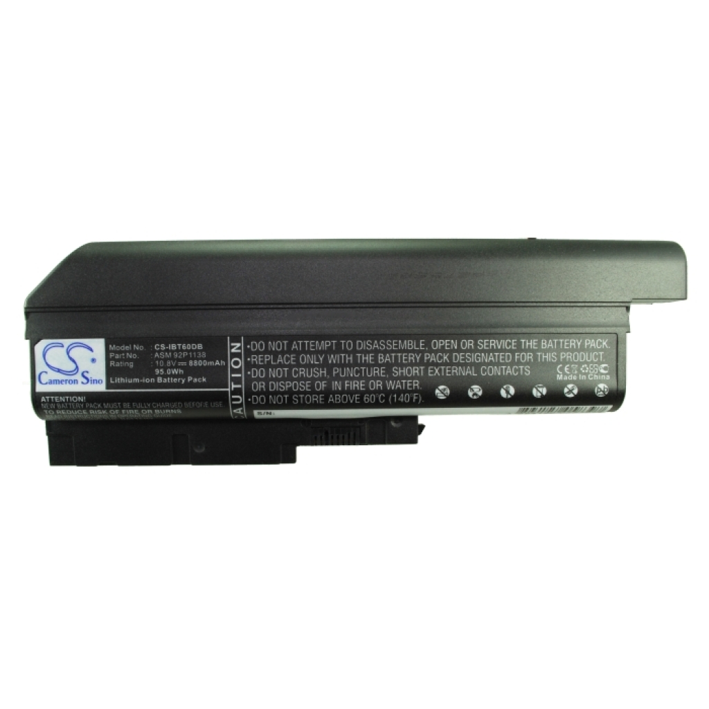 Compatible battery replacement for IBM  42T4504, 42T5228, 92P1134, FRU 92P1137, 40Y6797...