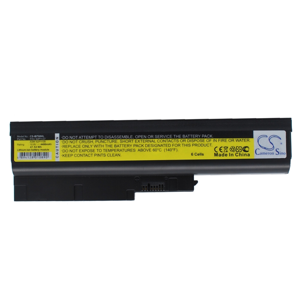 Compatible battery replacement for IBM  42T4566, 92P1131, 92P1142, 42T4511, 42T5233...