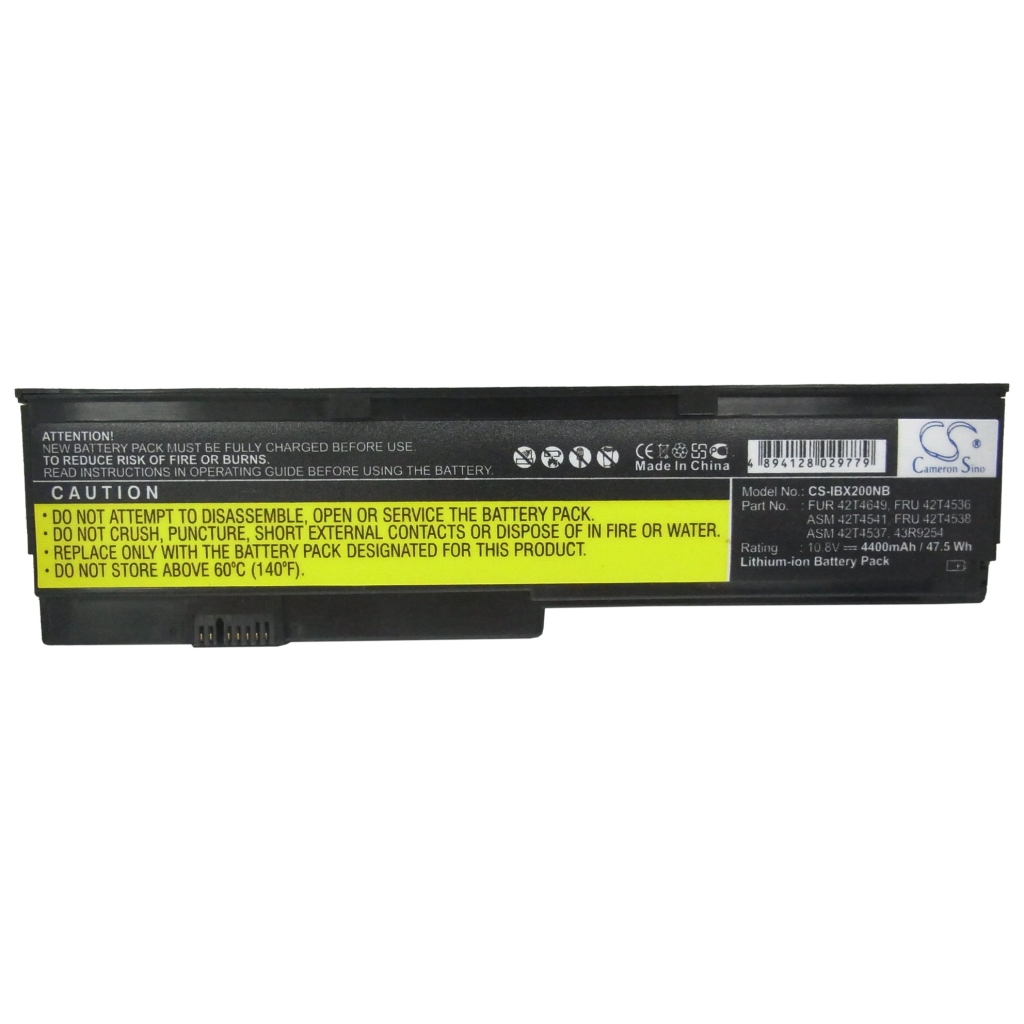 Compatible battery replacement for IBM  43R9253, FUR 42T4649, 42T4538, ASM 42T4537, 42T4650...