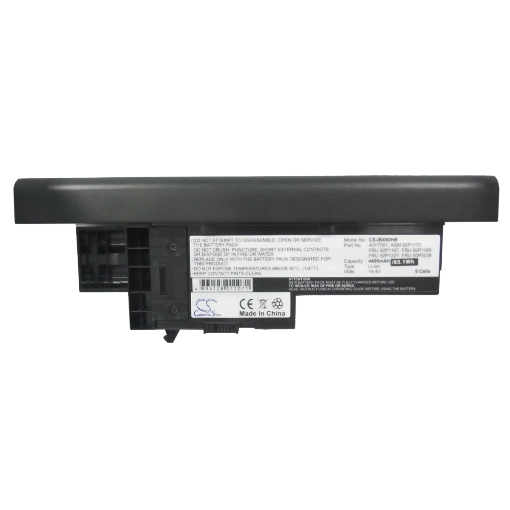 Compatible battery replacement for IBM  ASM 92P1170, 40Y7001, FRU 92P1227, FRU 92P1169, FRU 92P1167