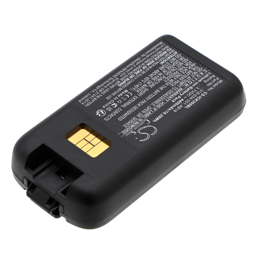 Compatible battery replacement for Intermec  318-033-001, AB18, AB17, 318-034-001, 318-033-021