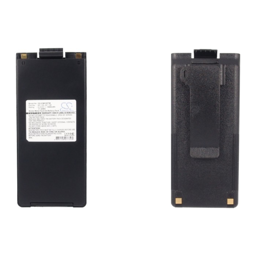 Compatible battery replacement for Icom  BP-196H, BP-196, BP-195, BP-196R