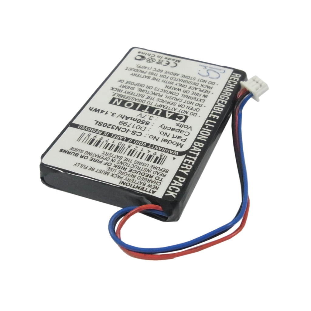 Compatible battery replacement for NAVMAN 