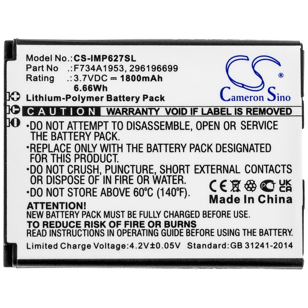 Payment Terminal Battery Ingenico CS-IMP627SL