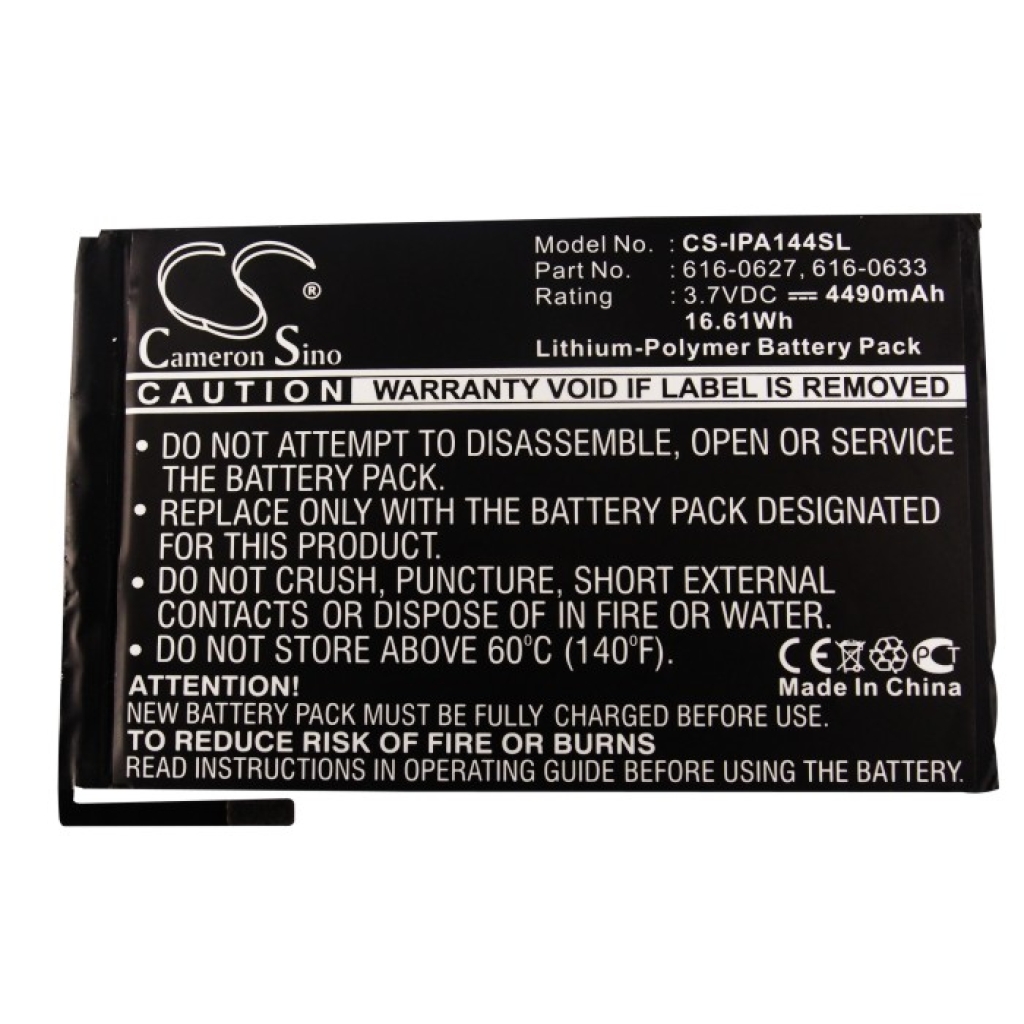 Compatible battery replacement for Apple  A1454, A1432, 616-0688, DAK290448-W090H01LH, 616-0633...