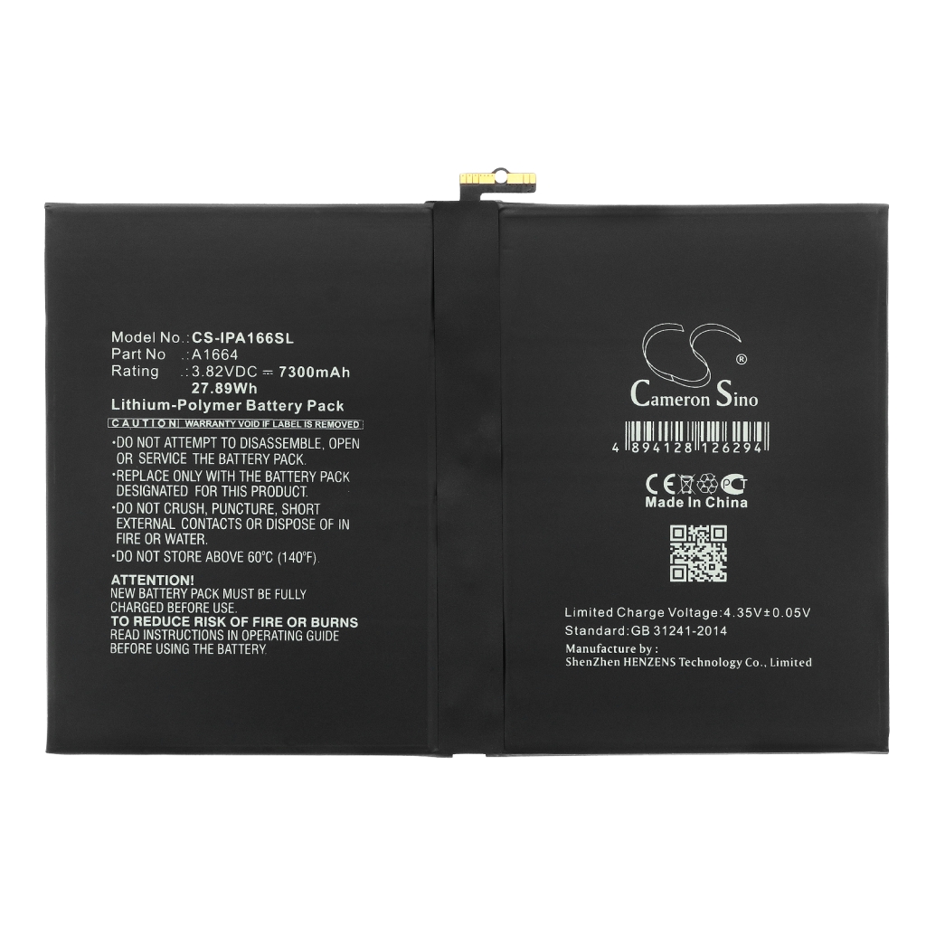 Tablet Battery Apple CS-IPA166SL