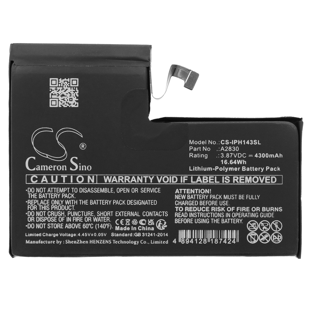 Battery Replaces A2830