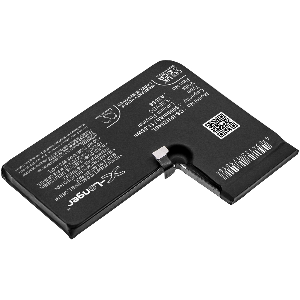 Compatible battery replacement for Apple A2656