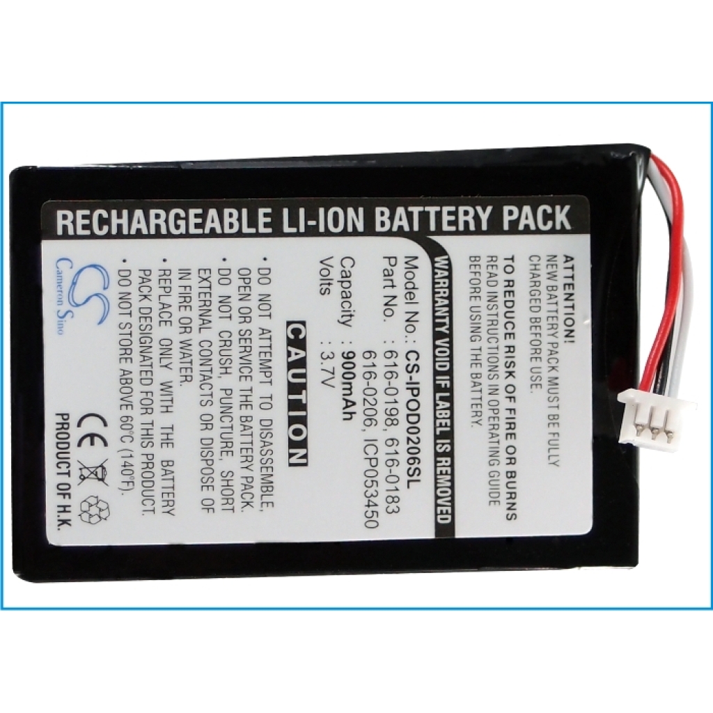 Compatible battery replacement for Apple  616-0206