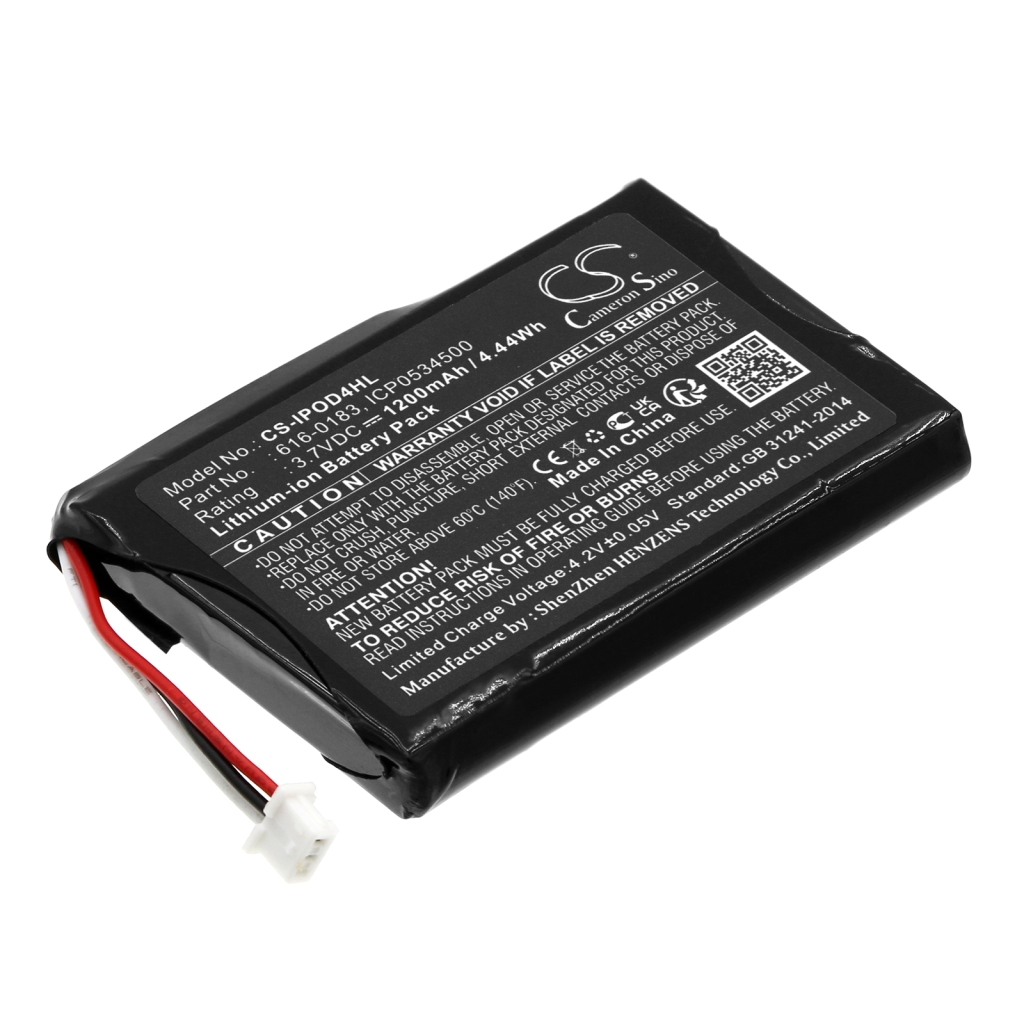 Compatible battery replacement for Apple  616-0215, 616-0206, 616-0183, ICP0534500, AW4701218074