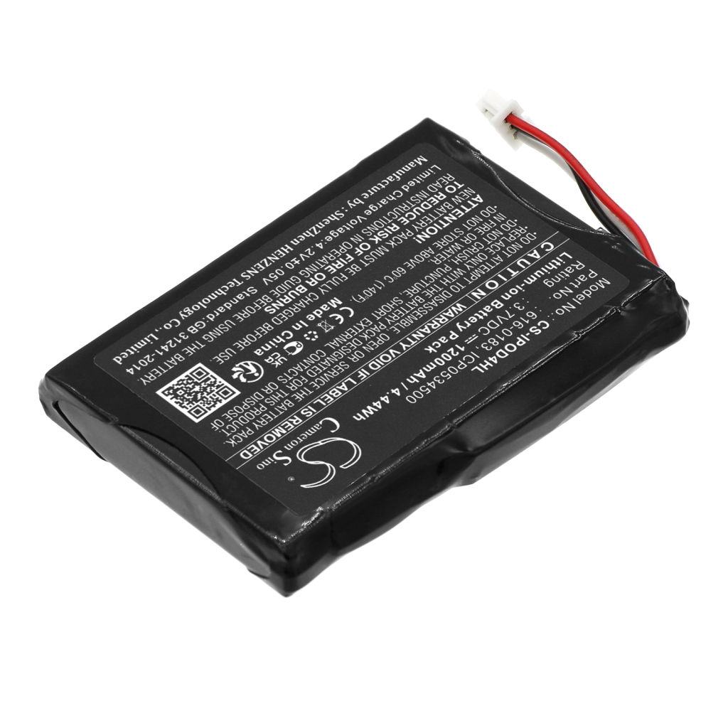 Compatible battery replacement for Apple  AW4701218074, 616-0215, 616-0206, 616-0183, ICP0534500