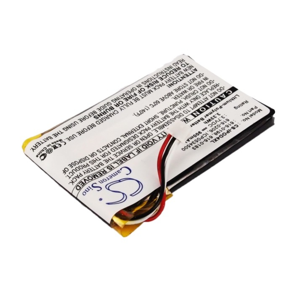 Compatible battery replacement for Apple  616-0215, 616-0206, 616-0183, ICP0534500, AW4701218074