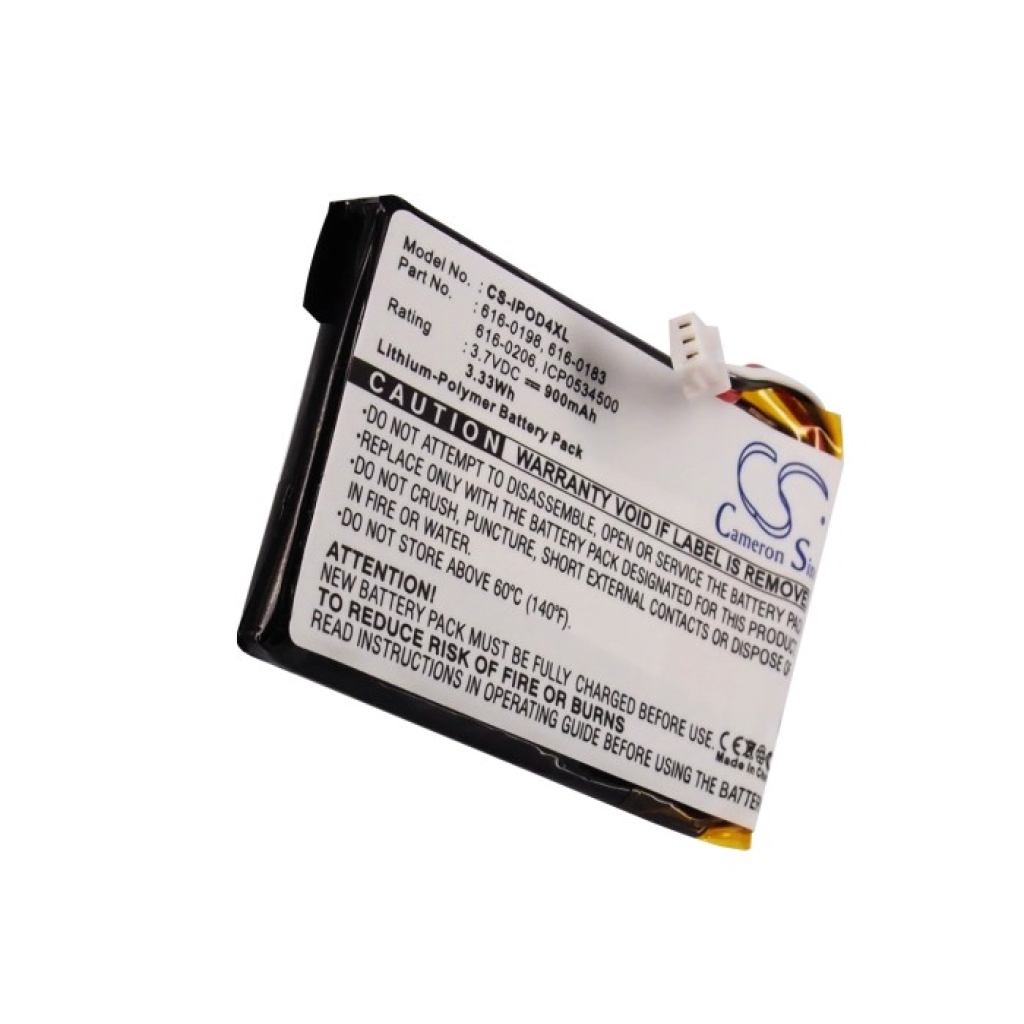 Compatible battery replacement for Apple  616-0206, 616-0183, ICP0534500, AW4701218074, 616-0215