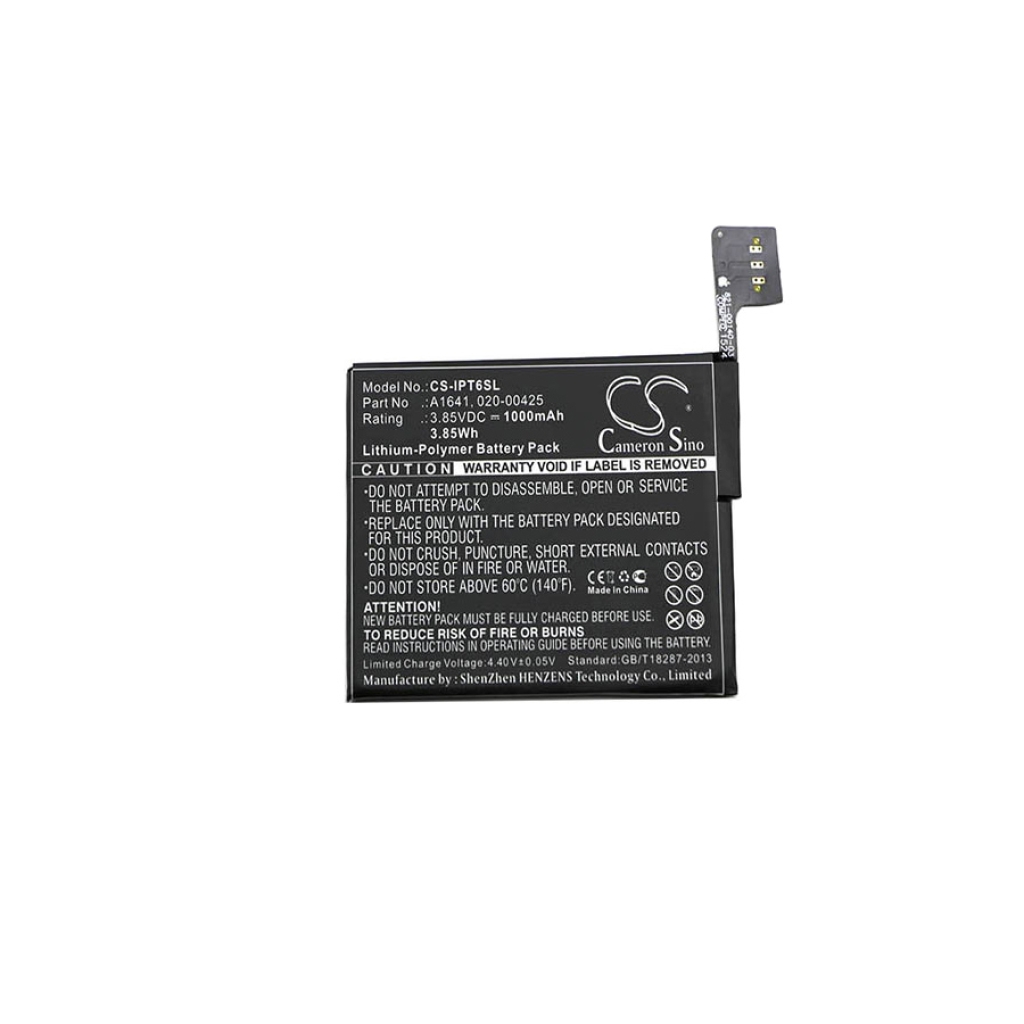 Compatible battery replacement for Apple  A1641, 020-00425