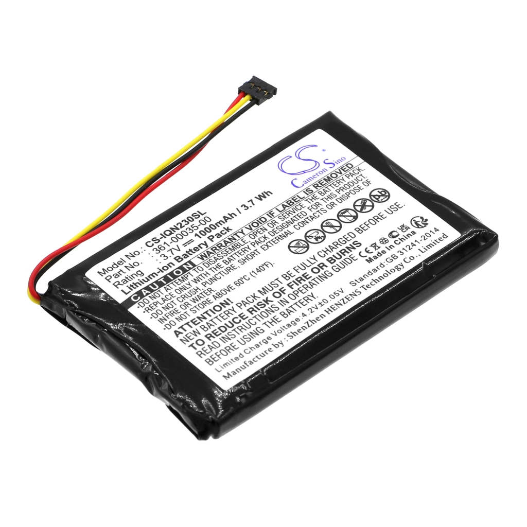 Compatible battery replacement for Garmin  361-00035-02, 361-00035-00