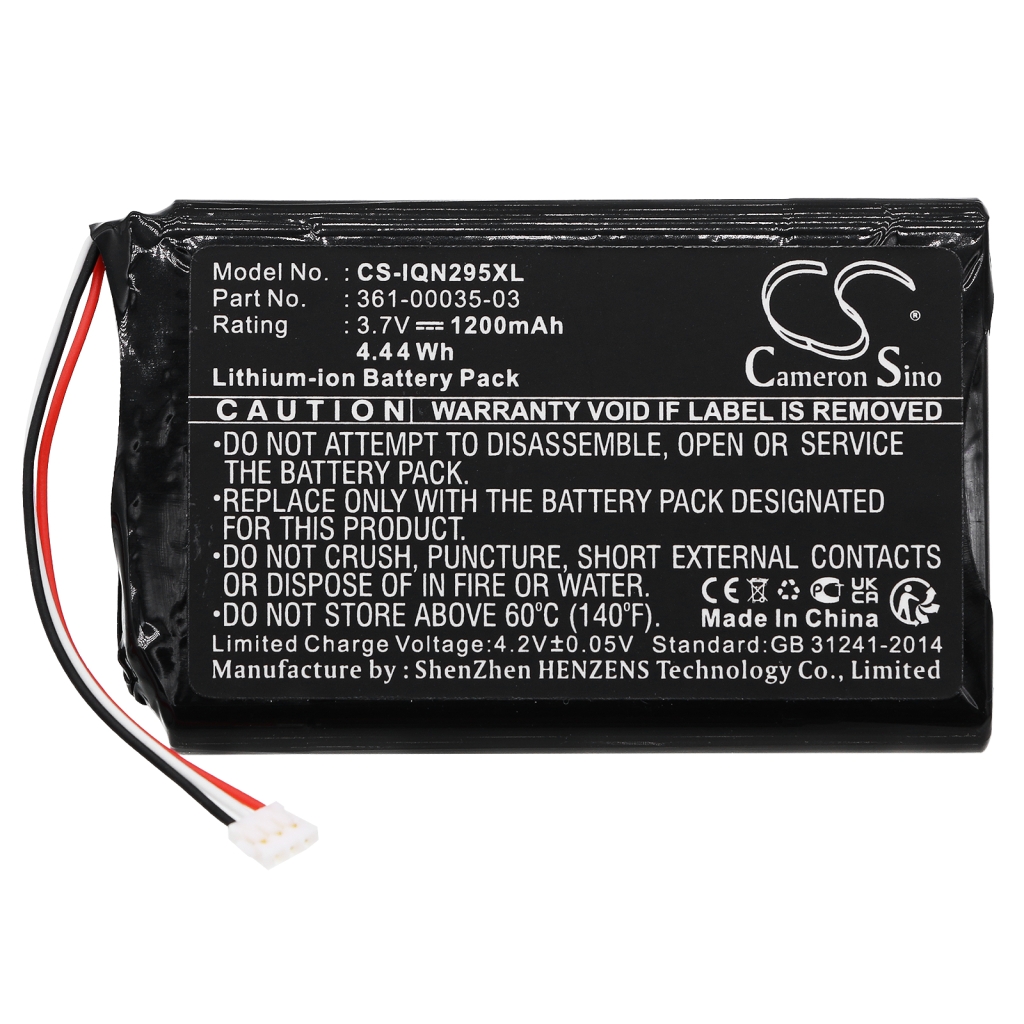 GPS, Navigator Battery Garmin CS-IQN295XL