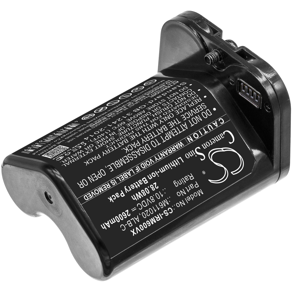 Compatible battery replacement for Irobot  M611020, ALB-C, ABL-C