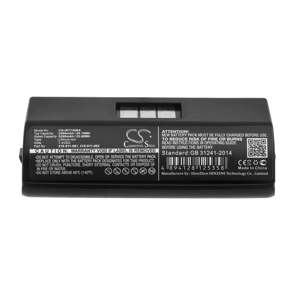 Compatible battery replacement for Intermec  318-011-004, 318-013-003, 318-011-003, 318-013-002, 318-011-002...