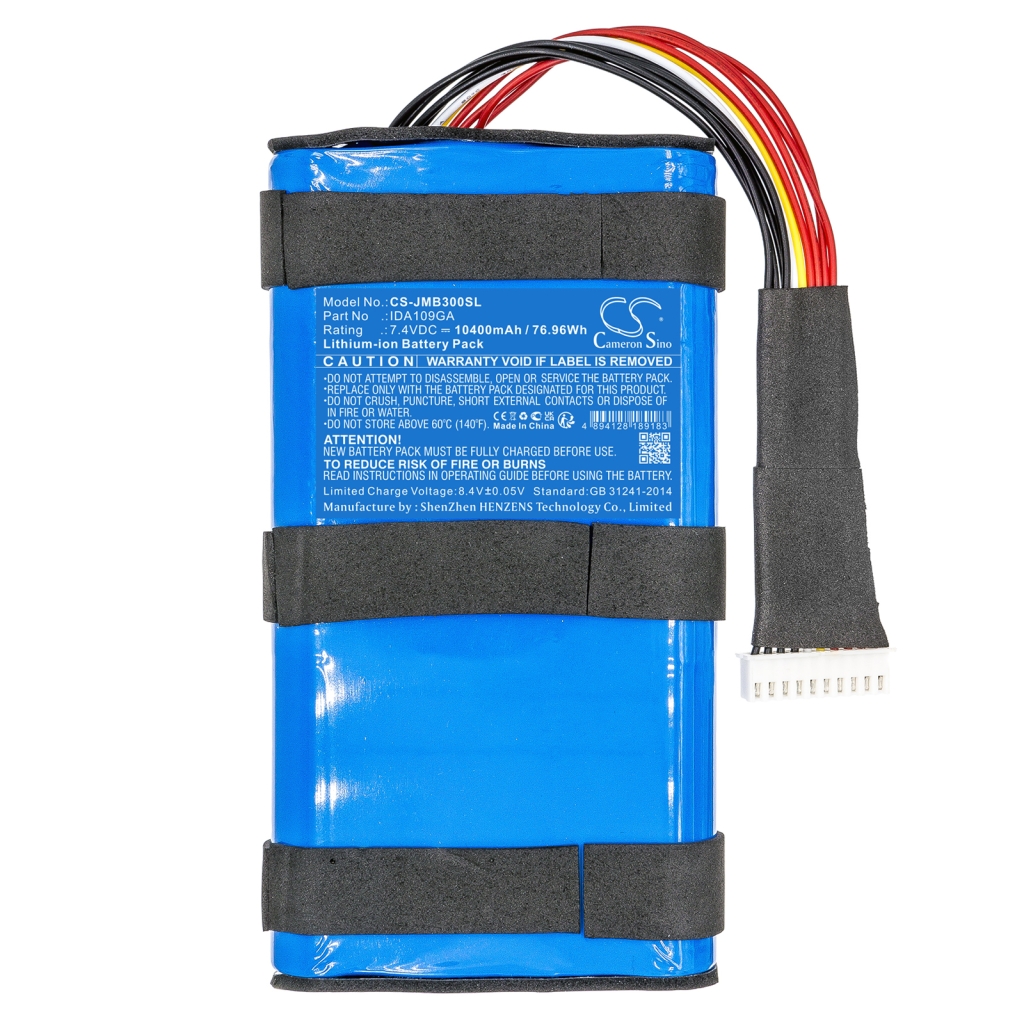 Compatible battery replacement for Jbl  IDA109GA