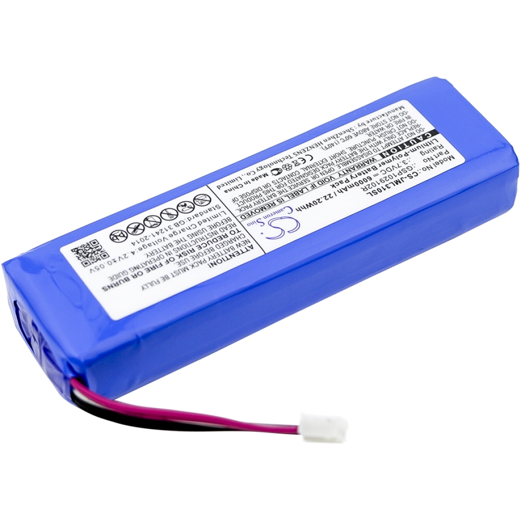 Compatible battery replacement for Jbl  P763098, GSP1029102R