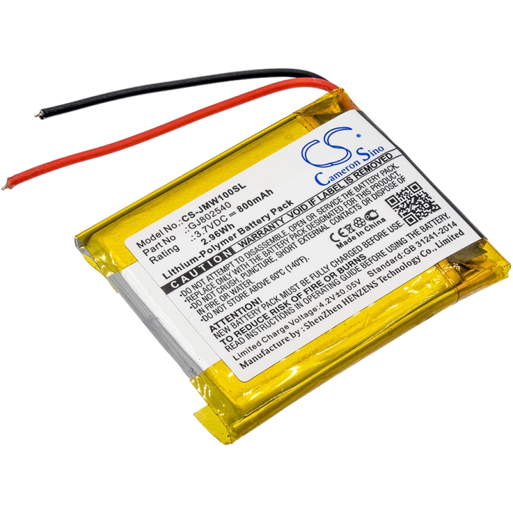 Compatible battery replacement for Jbl  GJ802540