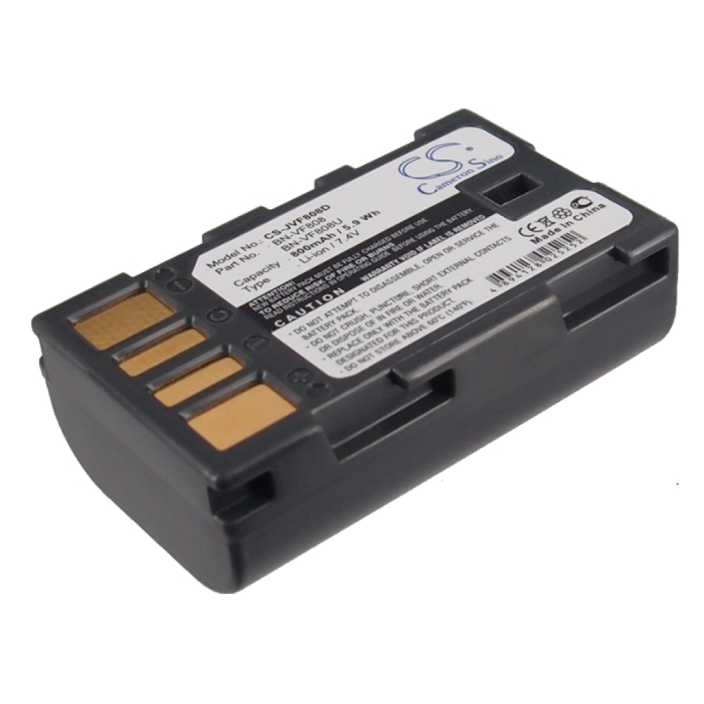 Compatible battery replacement for JVC  BN-VF808, BN-VF808U