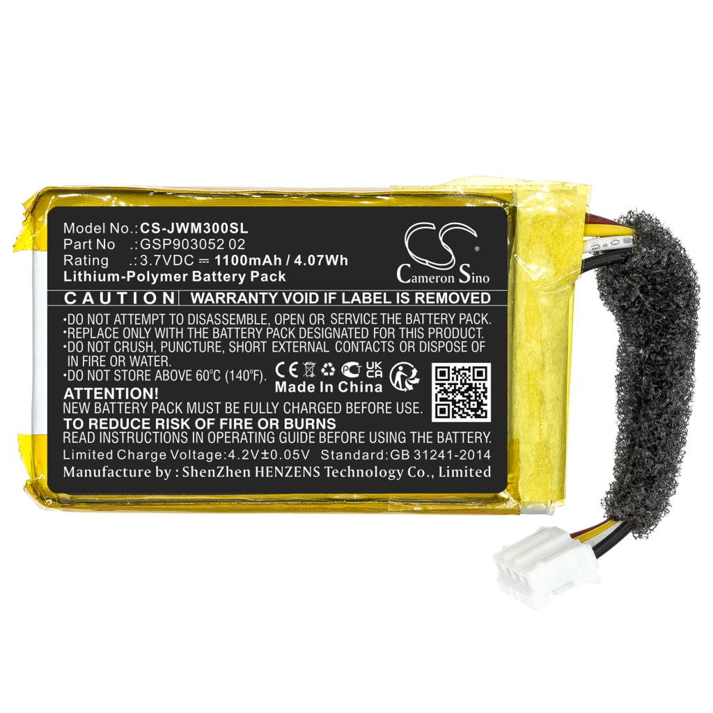 Compatible battery replacement for Jbl  GSP903052 02