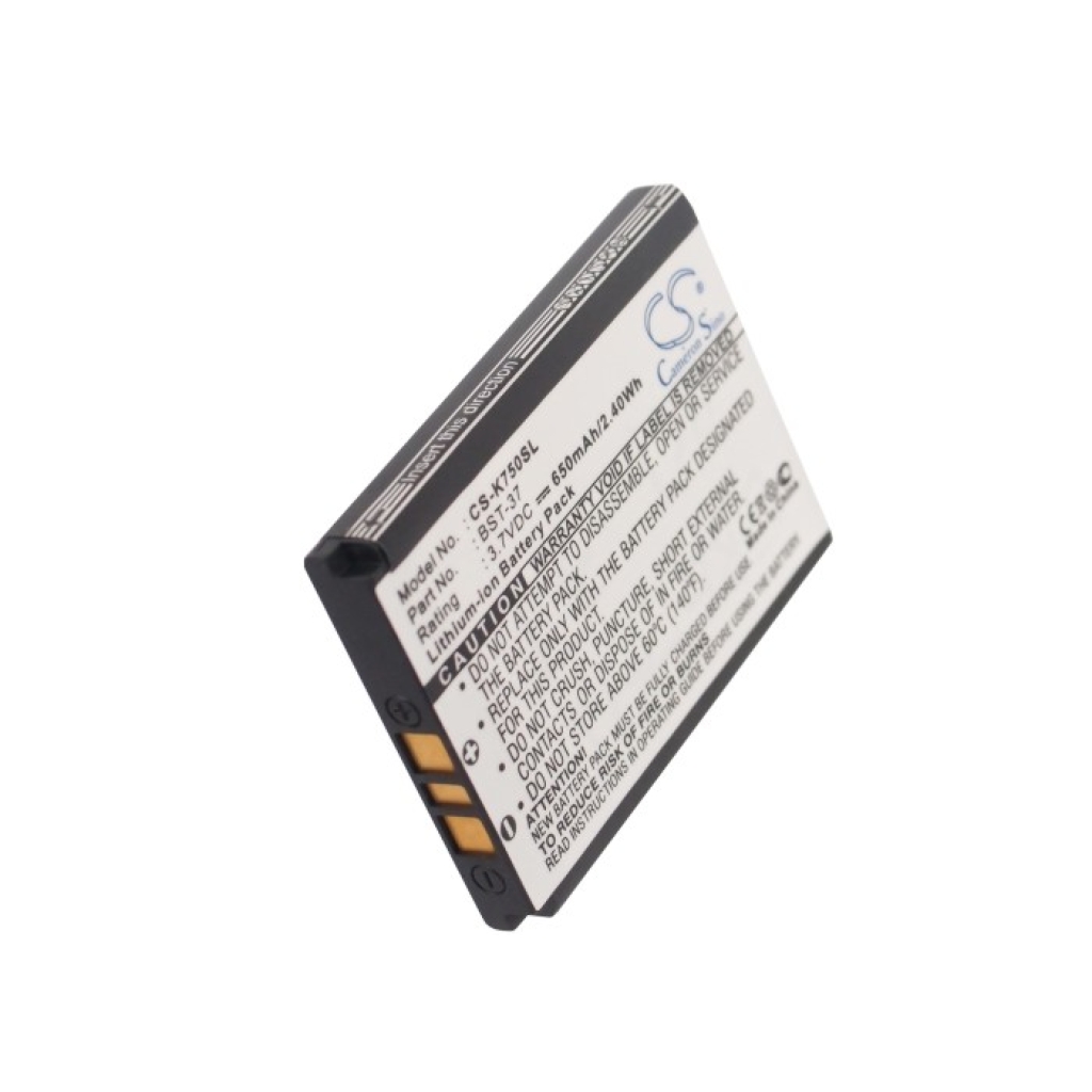 Mobile Phone Battery Sony Ericsson CS-K750SL