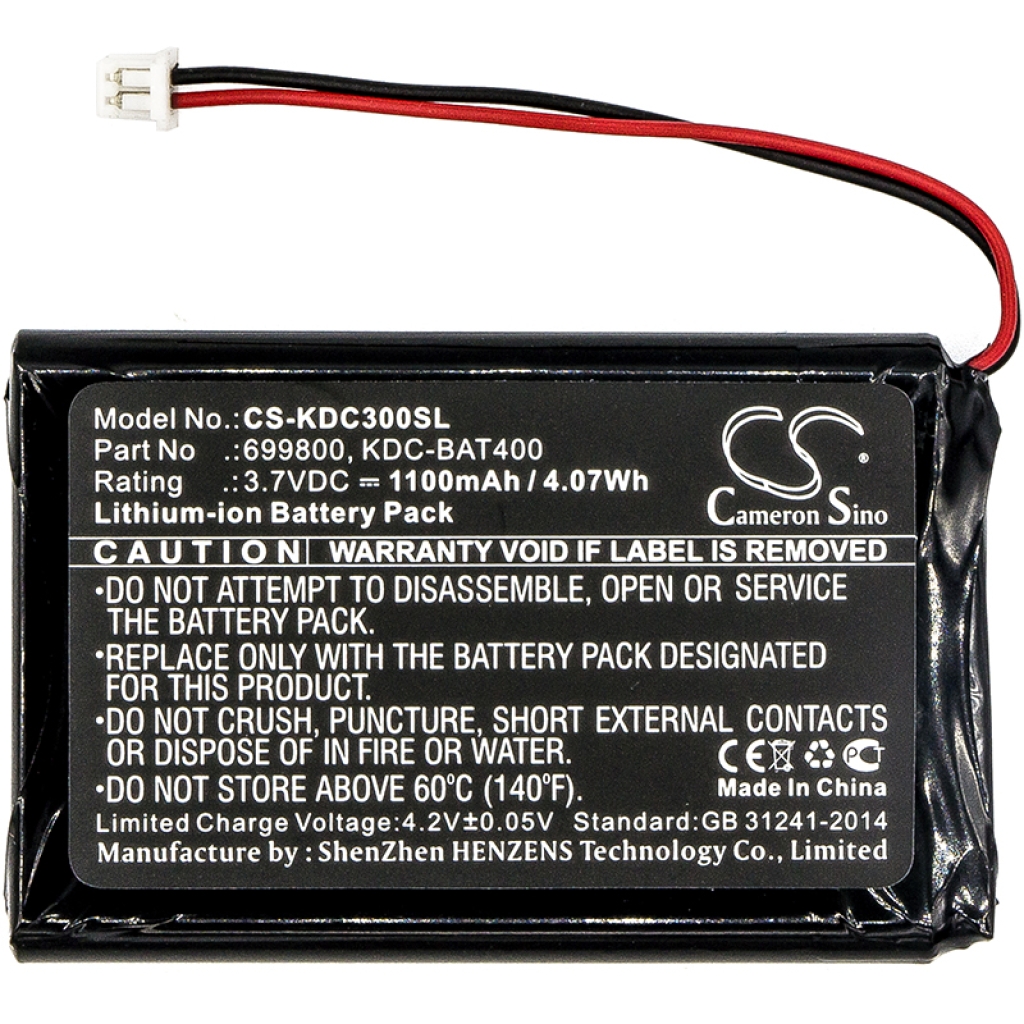 BarCode, Scanner Battery Koamtac CS-KDC300SL