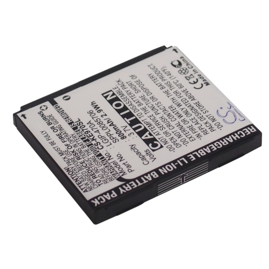 Compatible battery replacement for LG  SPPL0085706, SBPL0085702, LGIP-470A