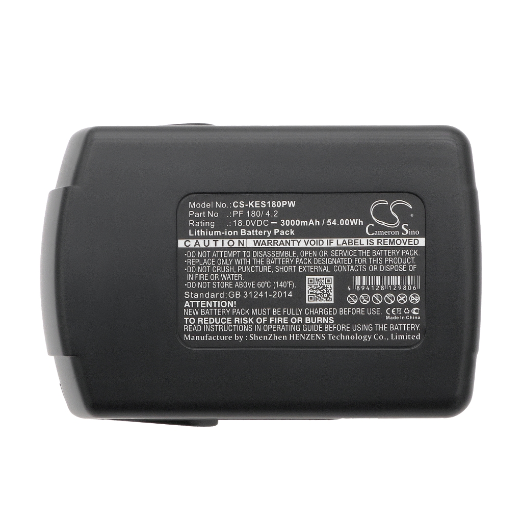 Compatible battery replacement for Kress  PF 180/ 4.2