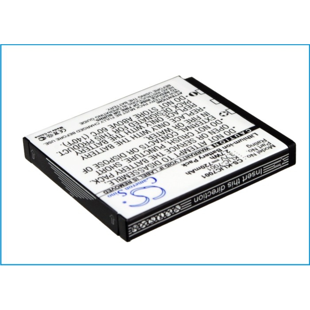 Compatible battery replacement for Medion  DLI-213, BLi-286, VG0376122100001, KLIC-7001