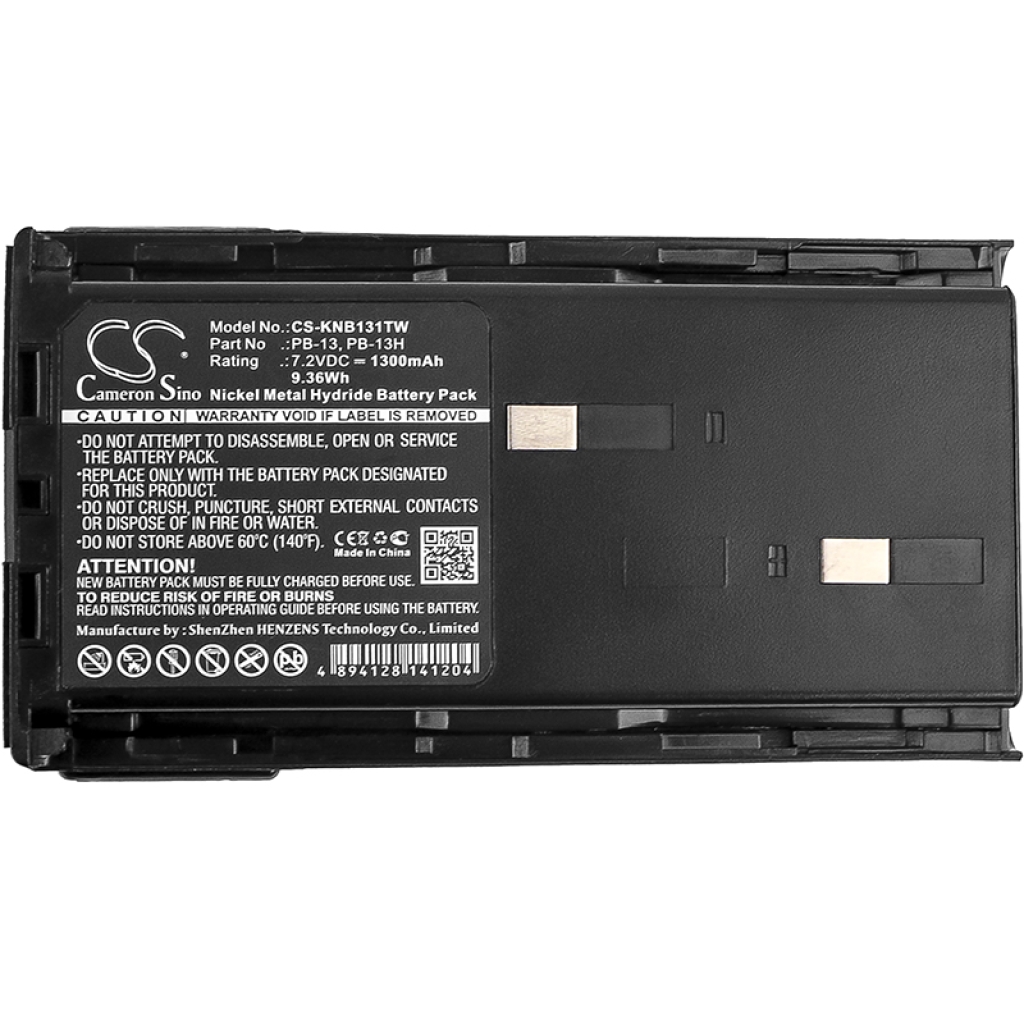 Compatible battery replacement for Kenwood  PB-15, PB-14, PB-13H, PB-18, PB-13...